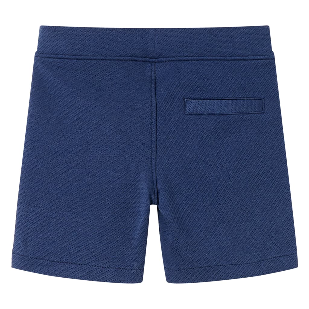 Children's shorts with drawstring, navy blue, 92