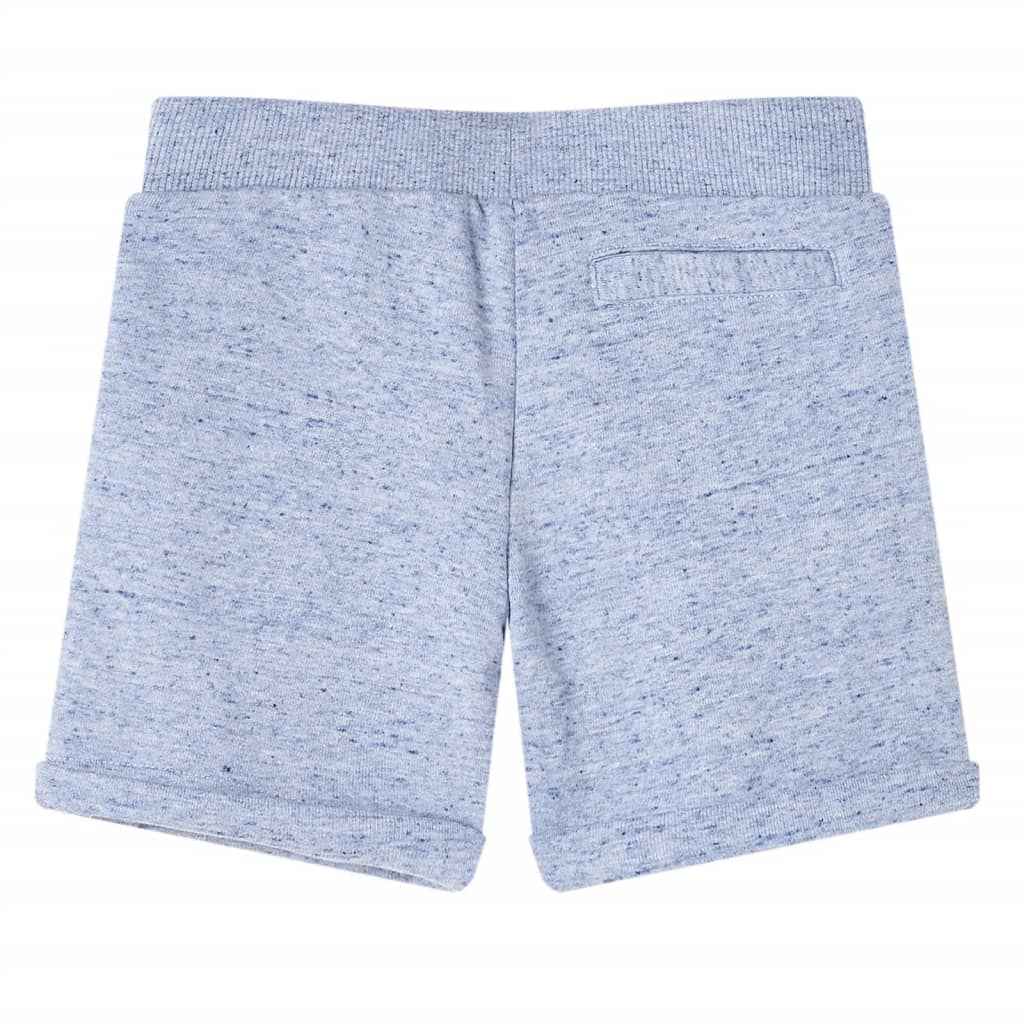 Children's shorts with drawstring, blue, 104