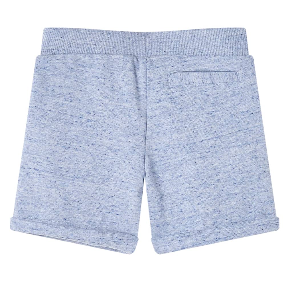 Children's shorts with drawstring, blue, 116