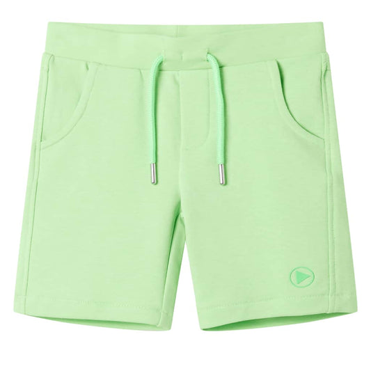 Children's shorts neon green 92