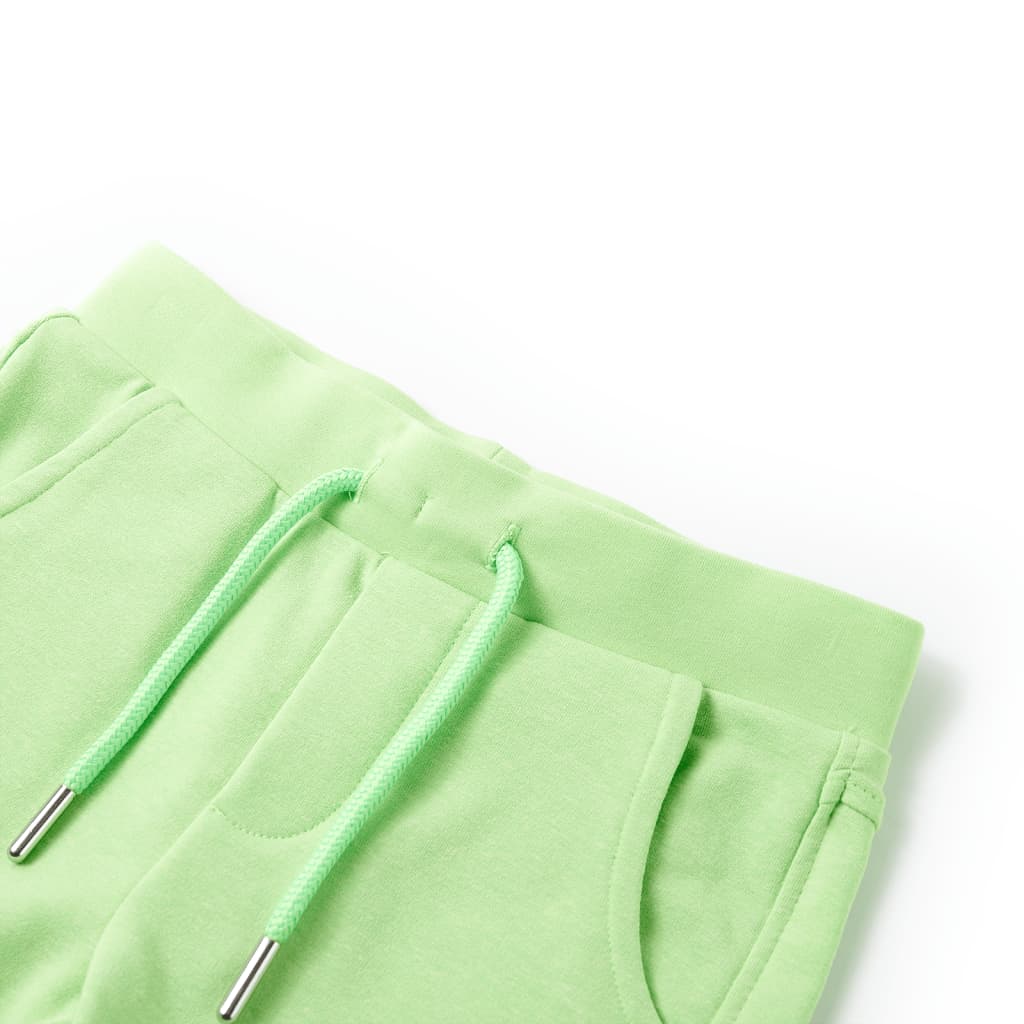 Children's shorts neon green 92