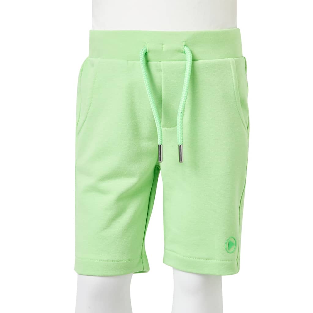 Children's shorts neon green 92