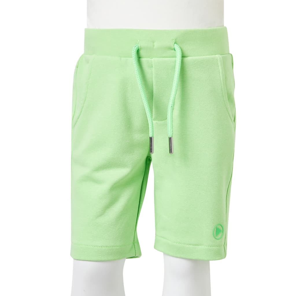 Children's shorts neon green 116