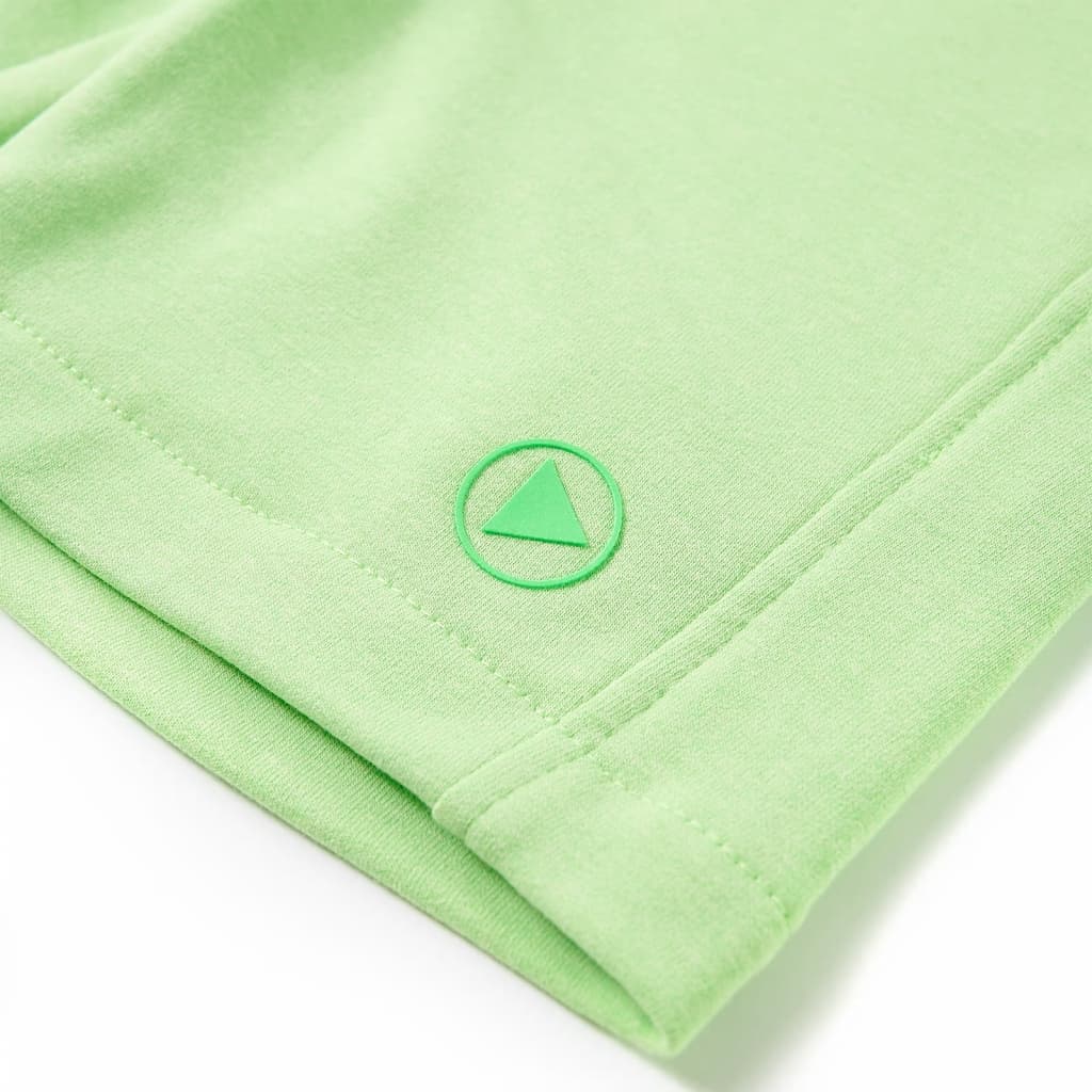 Children's shorts neon green 128