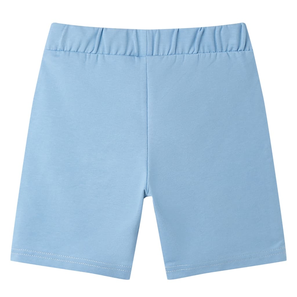 Children's shorts with drawstring, blue, 92