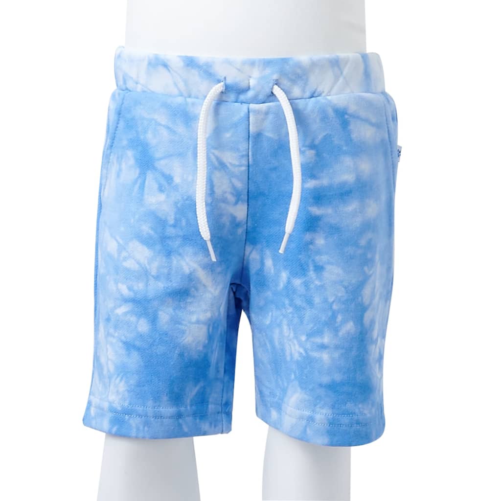 Children's shorts with drawstring, soft blue, 104