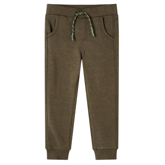 Children's sweatpants, brown, 92