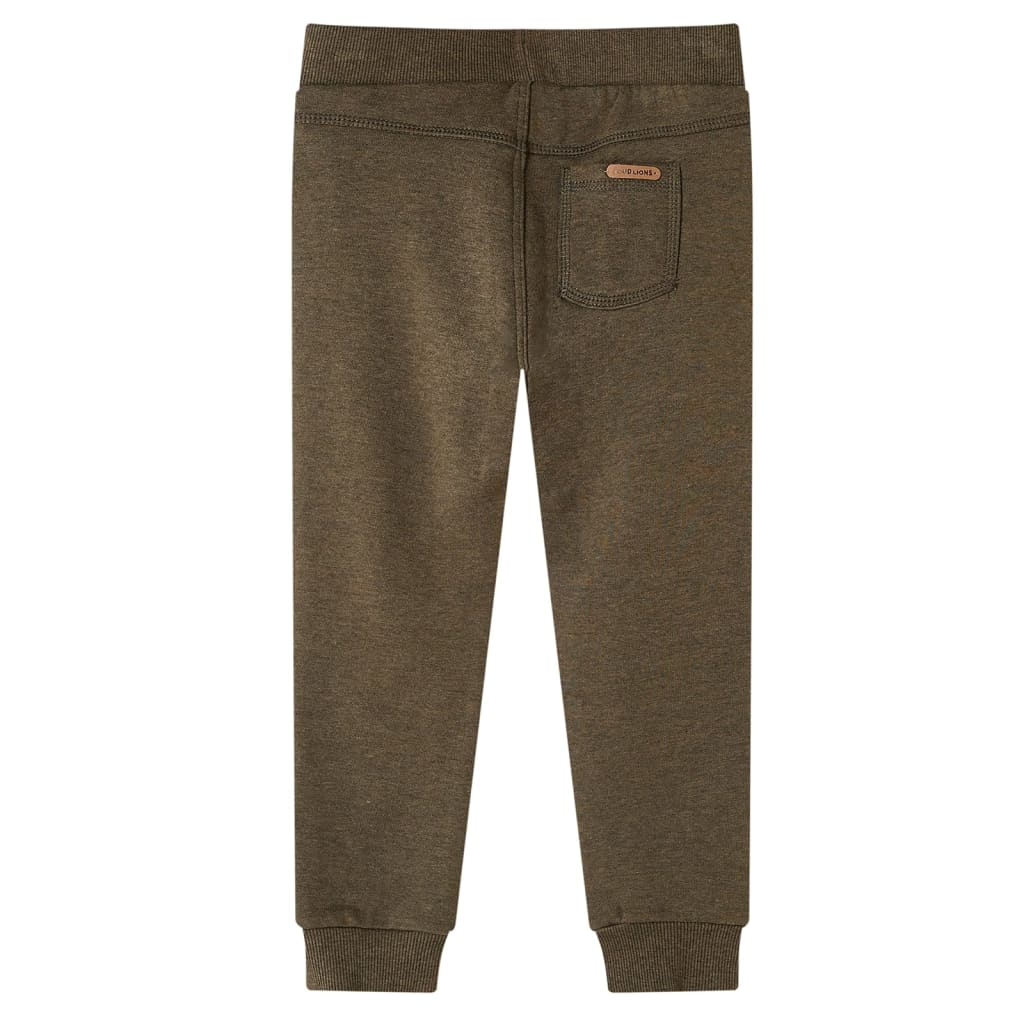 Children's sweatpants, brown, 92