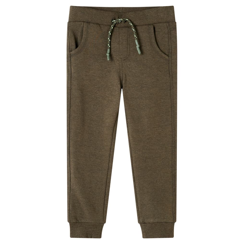 Children's sweatpants, brown, 104