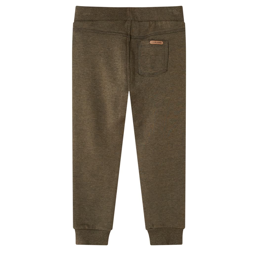 Children's sweatpants, brown, 104