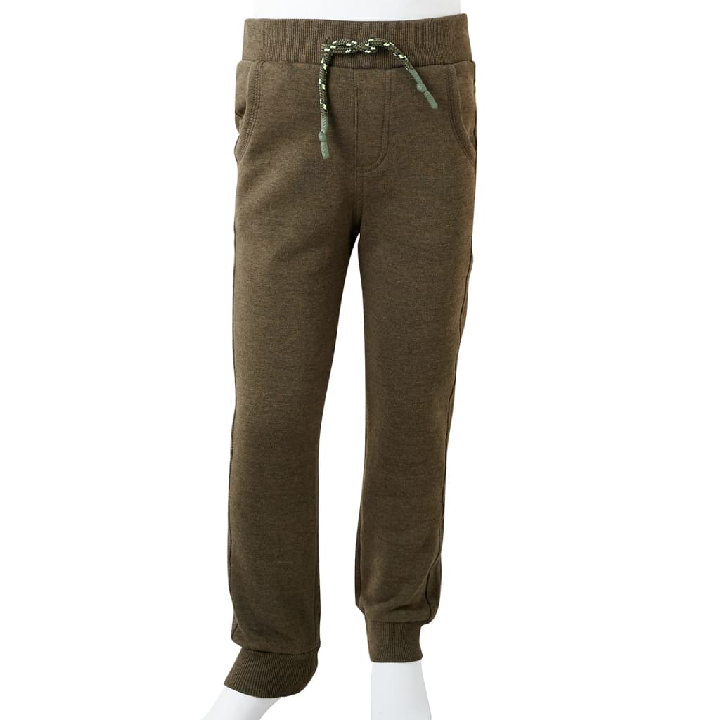 Children's sweatpants, brown, 104