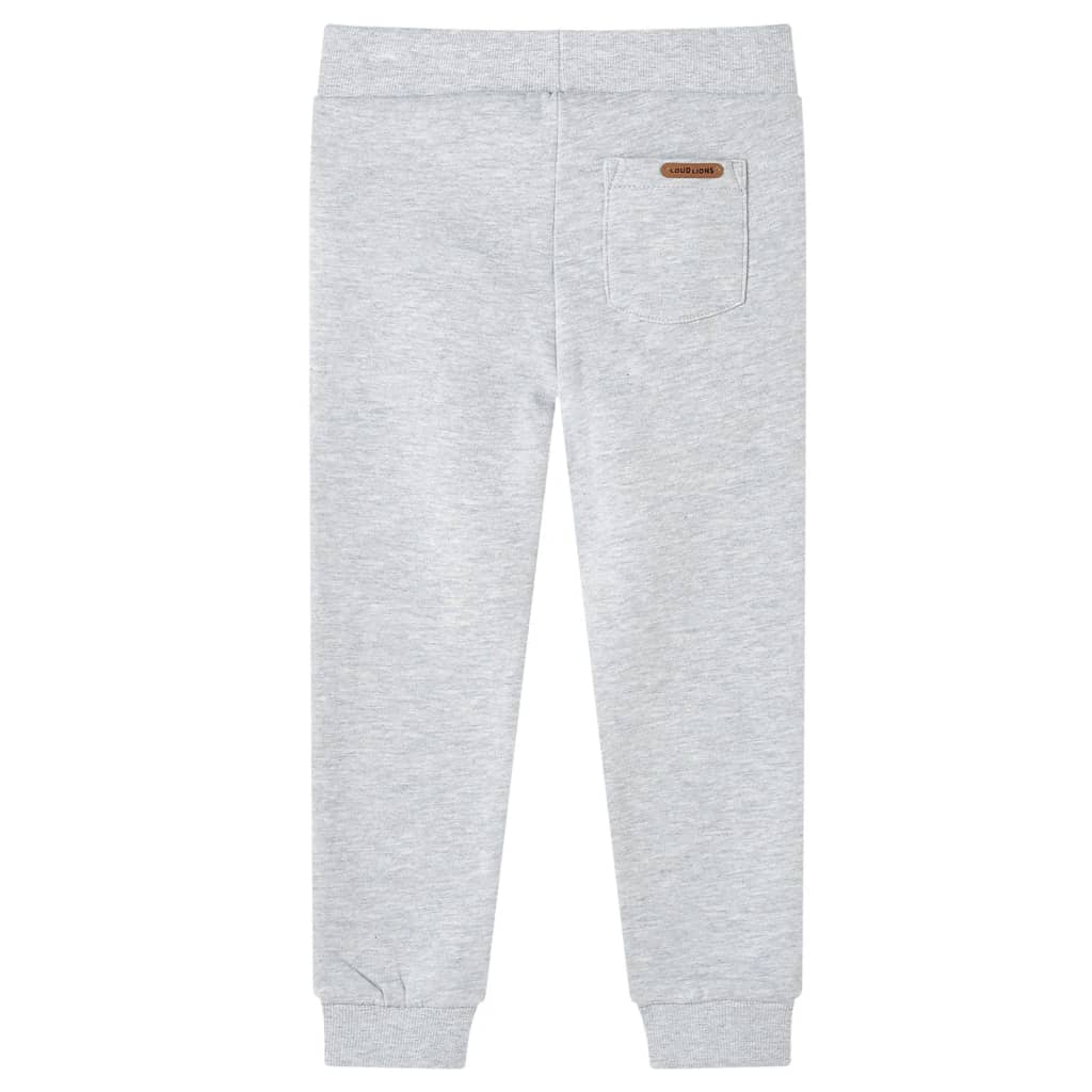 Children's sweatpants, grey mix, 104