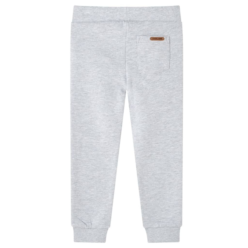 Children's sweatpants, grey mix, 116