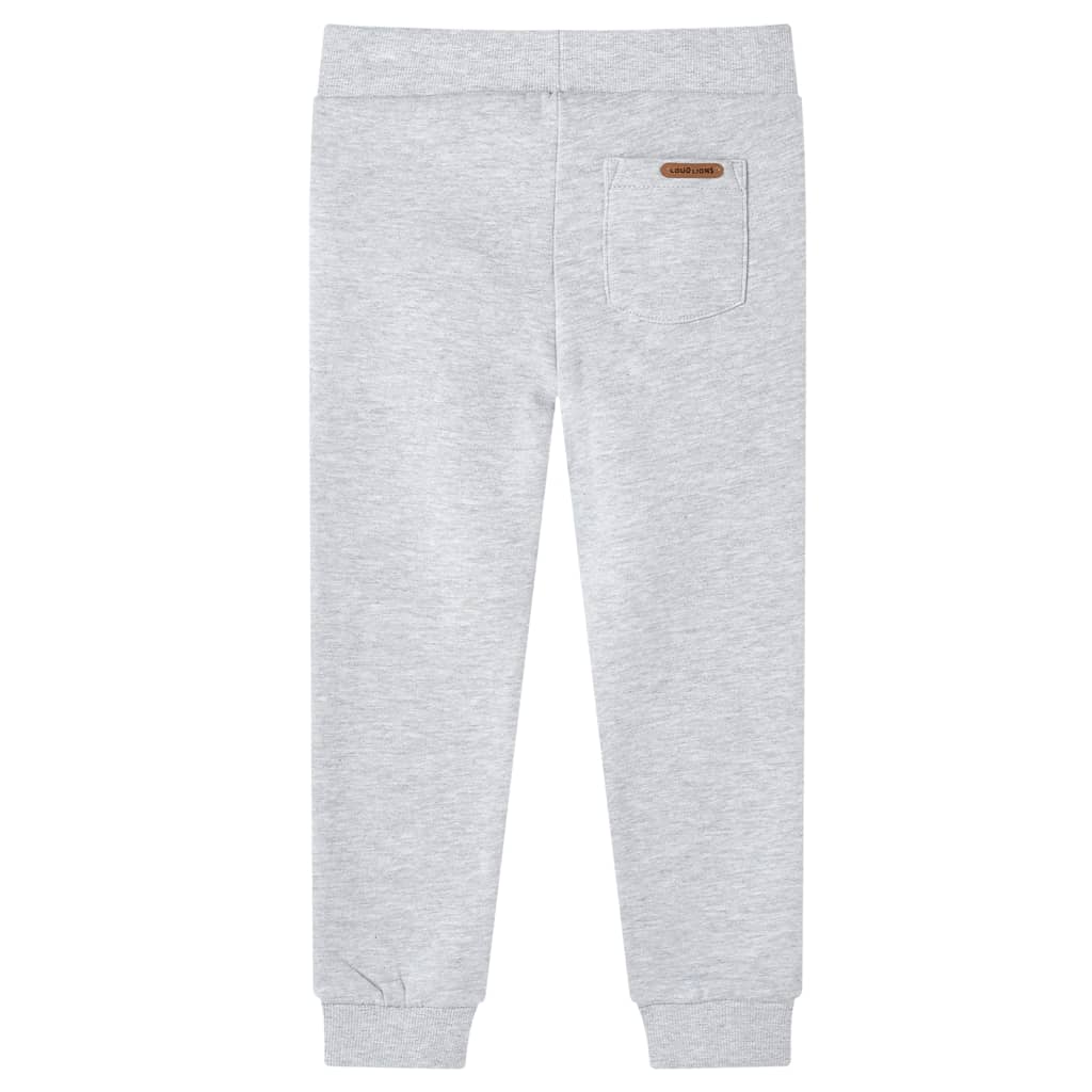 Children's sweatpants, grey mix, 128