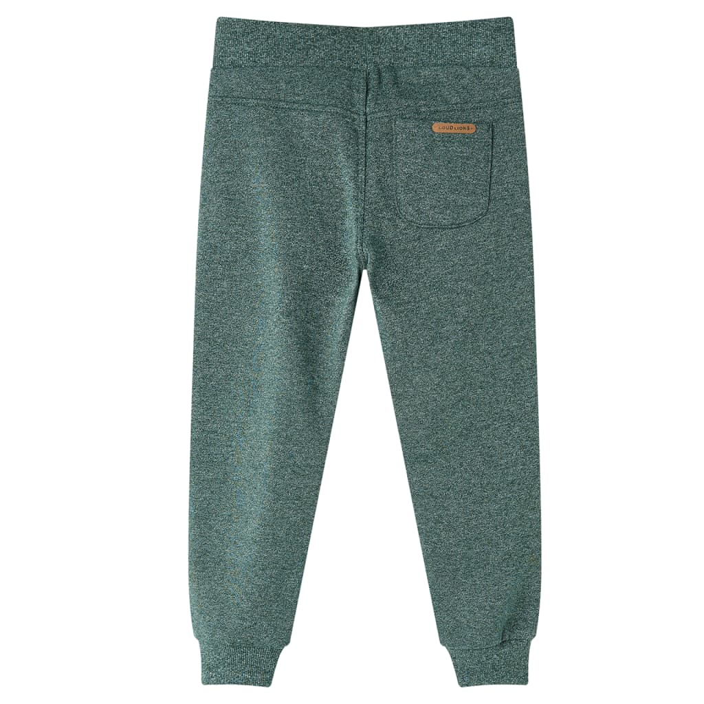 Children's sweatpants, dark green, 104