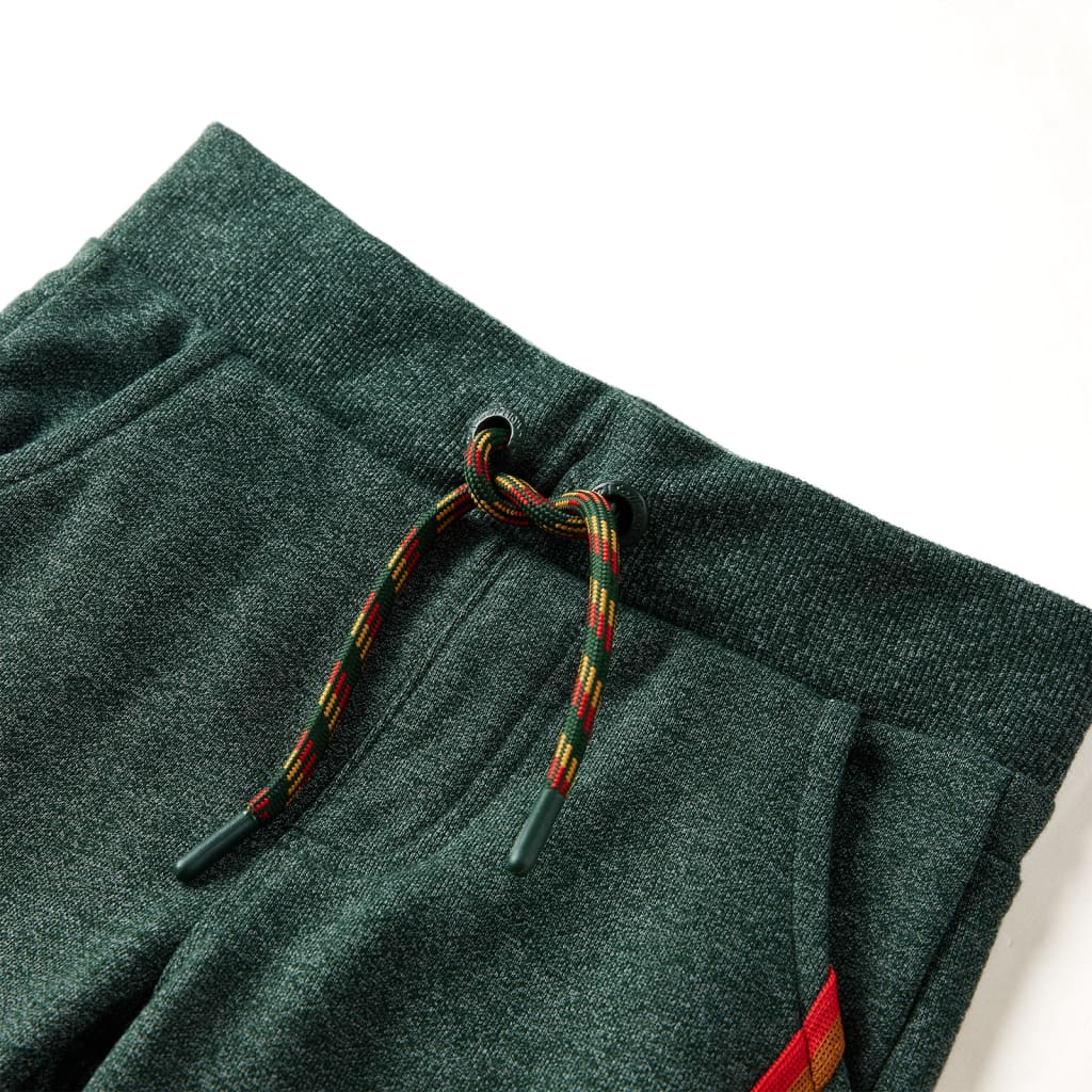 Children's sweatpants, dark green, 104