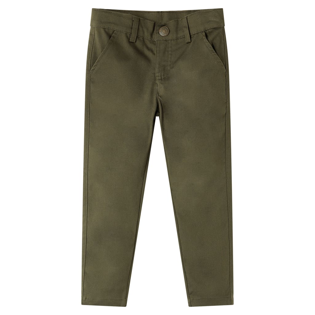 Children's trousers, khaki, 92