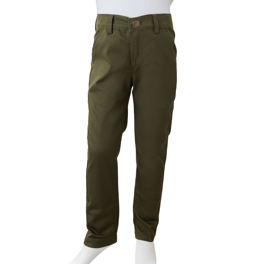 Children's trousers, khaki, 92