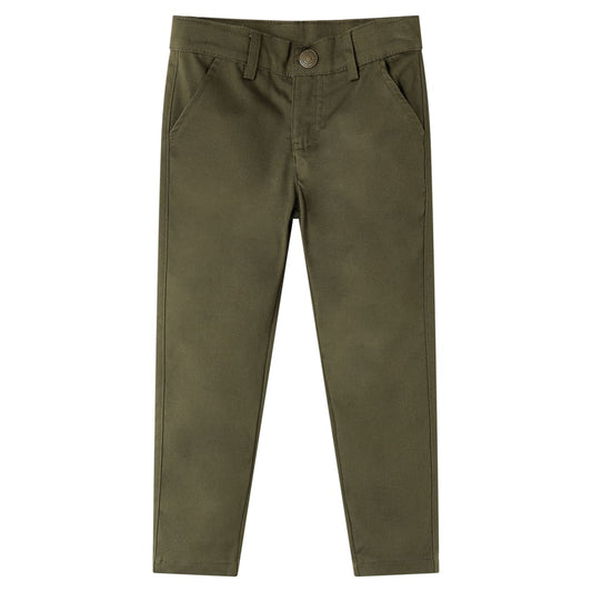 Children's trousers, khaki, 104