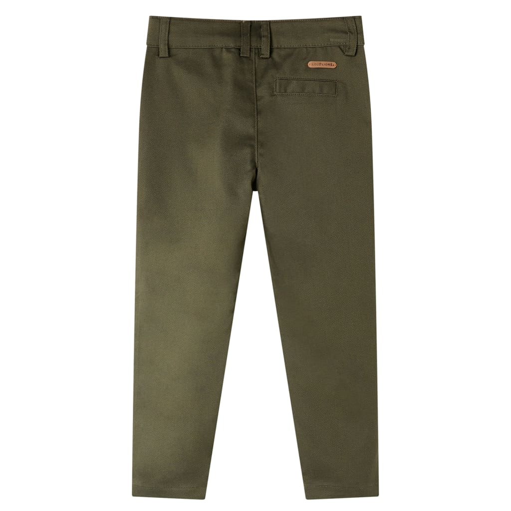 Children's trousers, khaki, 104