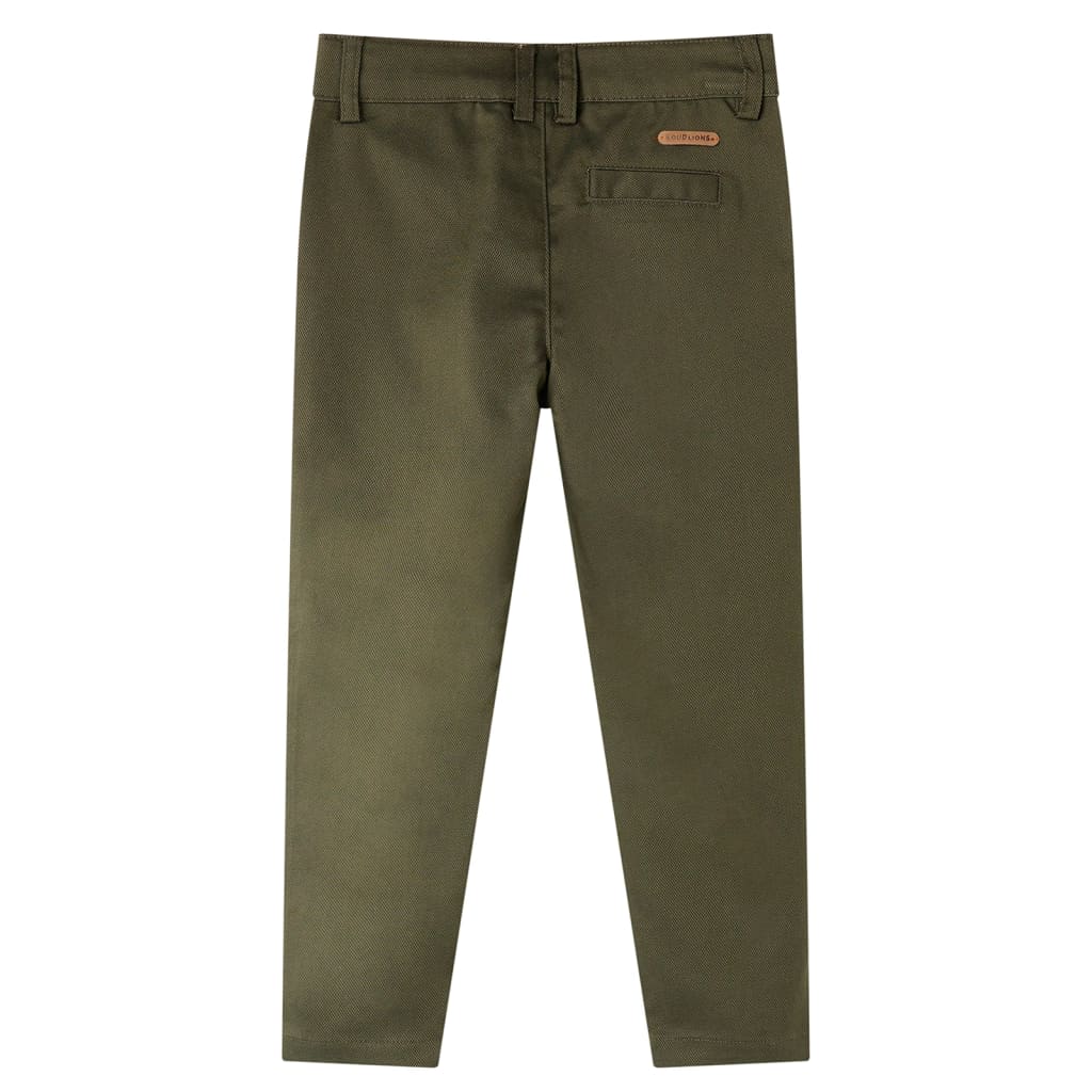 Children's trousers, khaki, 128