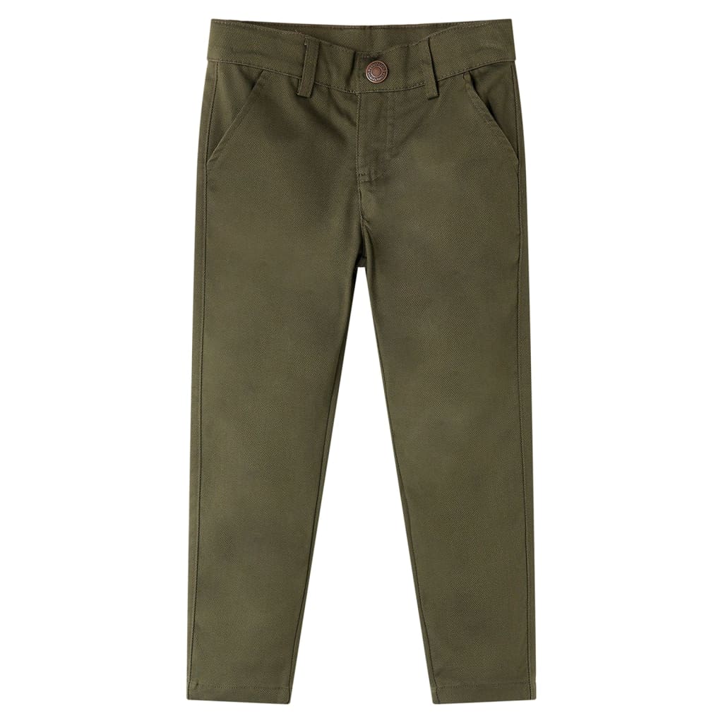 Children's trousers, khaki, 140