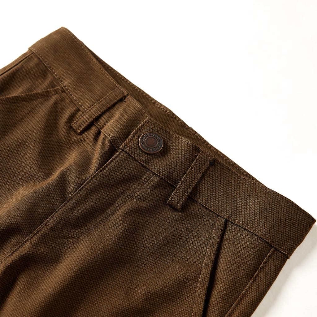 Children's trousers, cognac brown, 92