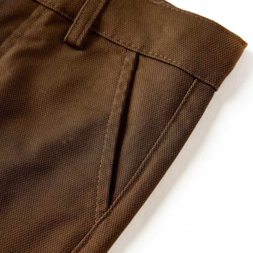 Children's trousers, cognac brown, 92