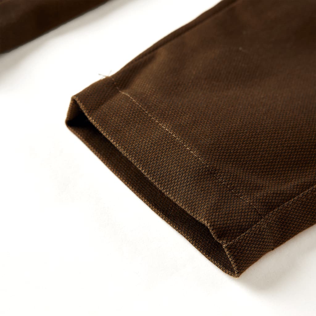 Children's trousers, cognac brown, 92