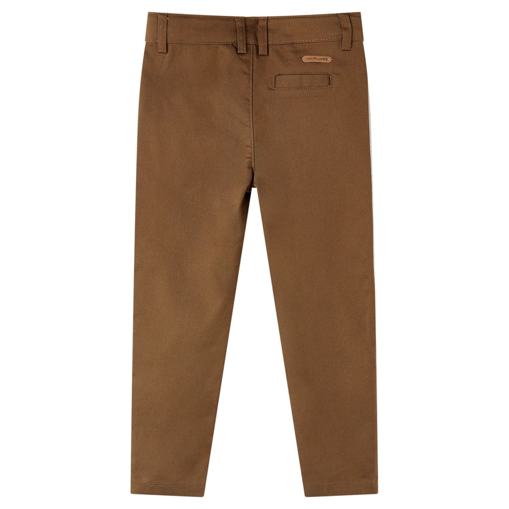 Children's trousers, cognac brown, 116