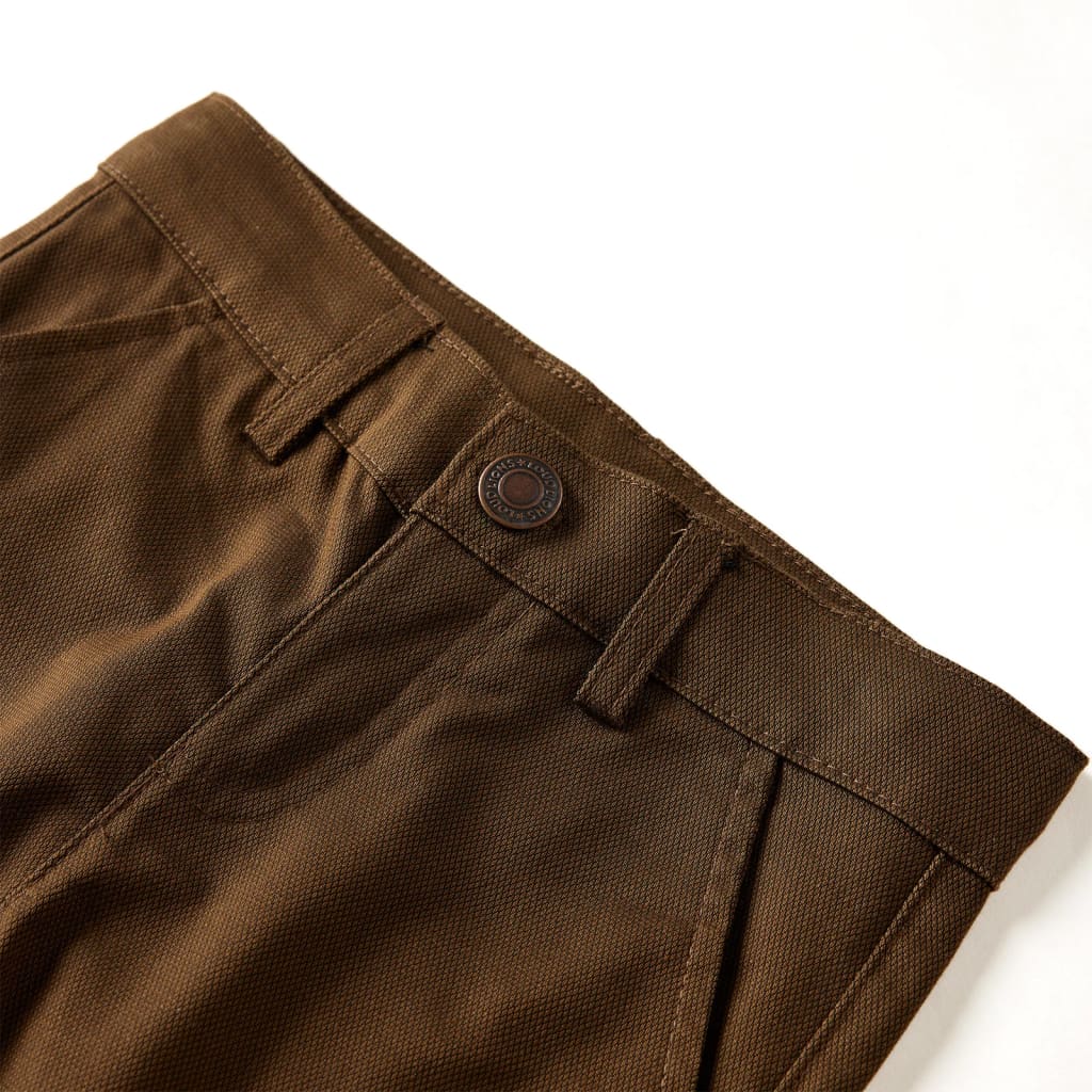 Children's trousers, cognac brown, 128