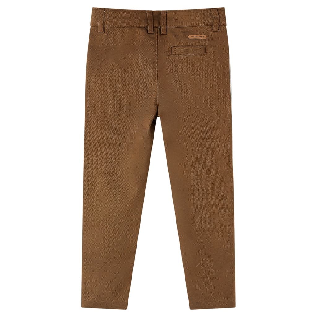 Children's trousers, cognac brown, 140