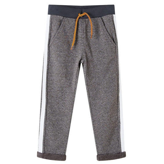 Children's sweatpants, dark gray, 104