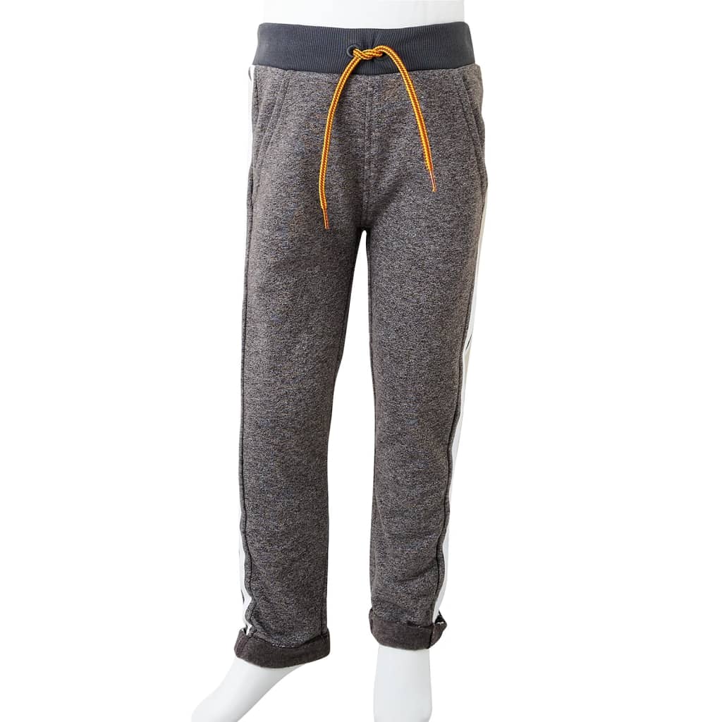 Children's sweatpants, dark gray, 104