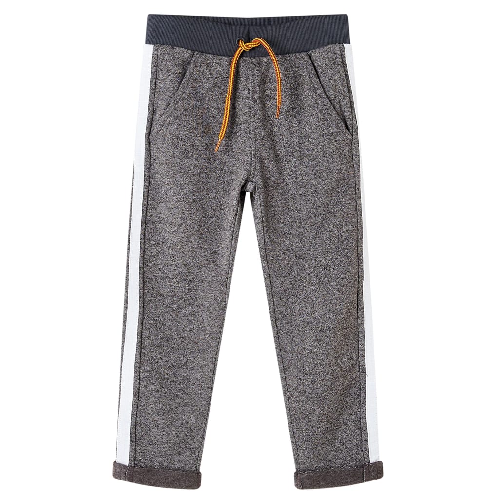 Children's sweatpants, dark gray, 128