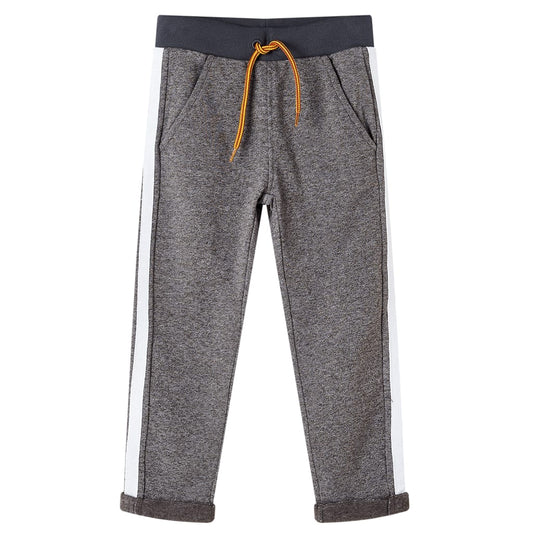 Children's sweatpants, dark gray, 140