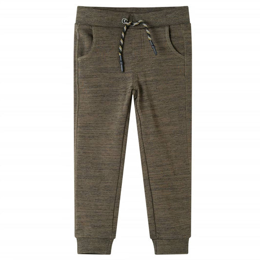 Children's sweatpants, dark khaki, 116