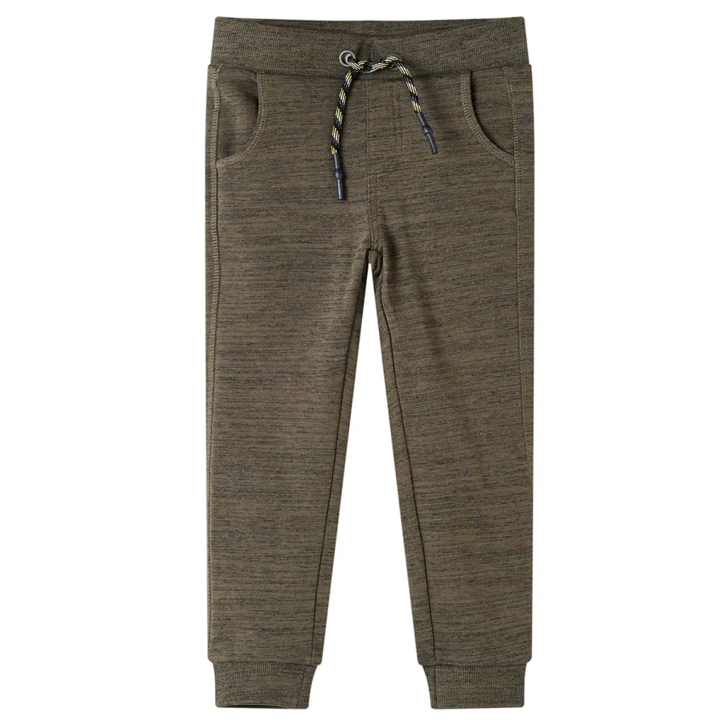 Children's sweatpants, dark khaki, 128