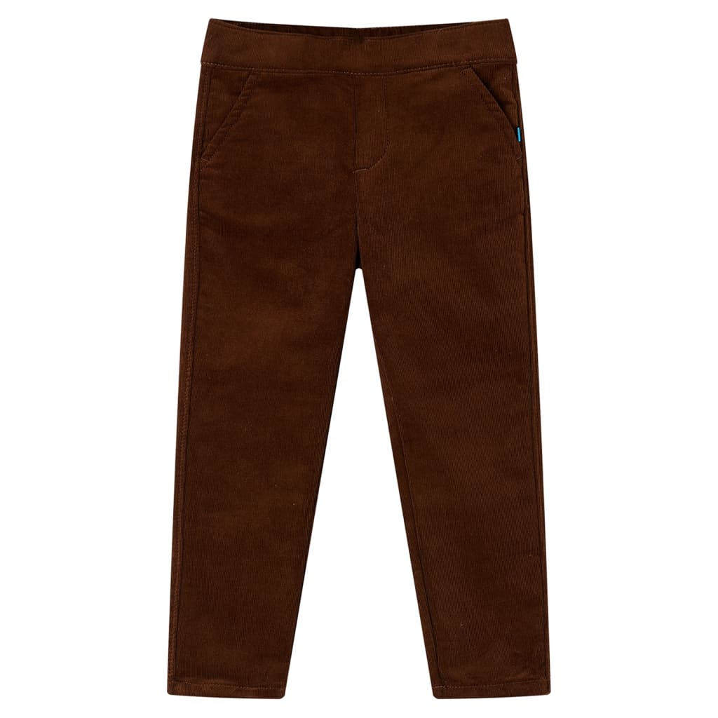 Children's trousers, cognac brown, 104