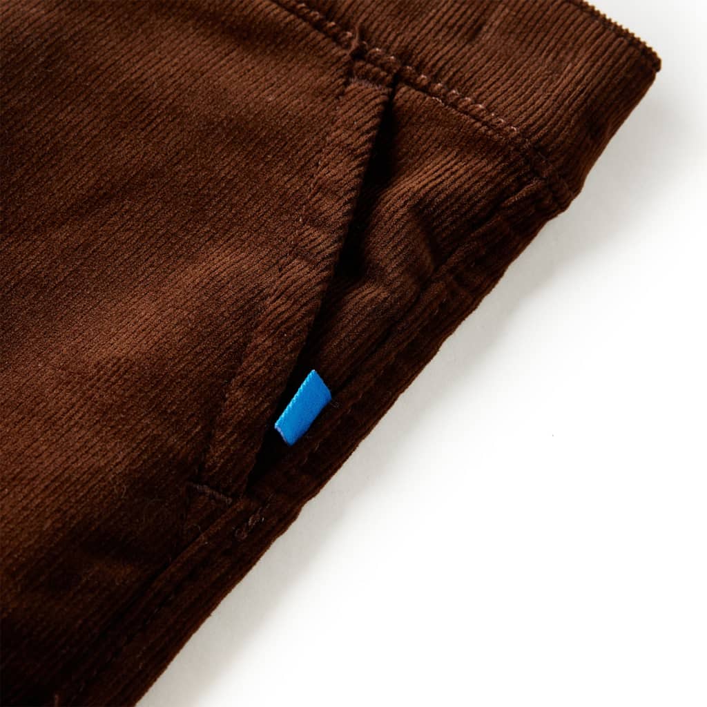 Children's trousers, cognac brown, 104