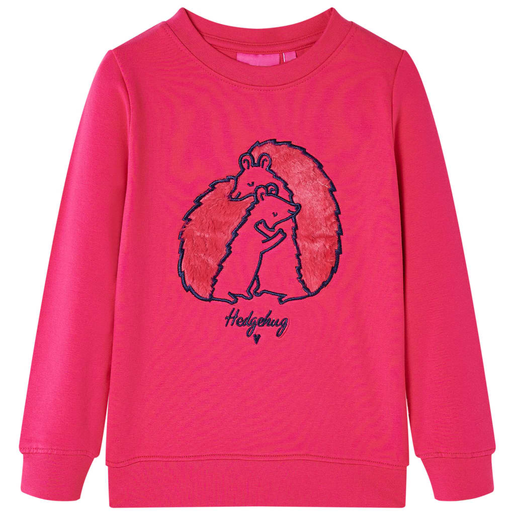 Children's sweatshirt, bright pink, 116