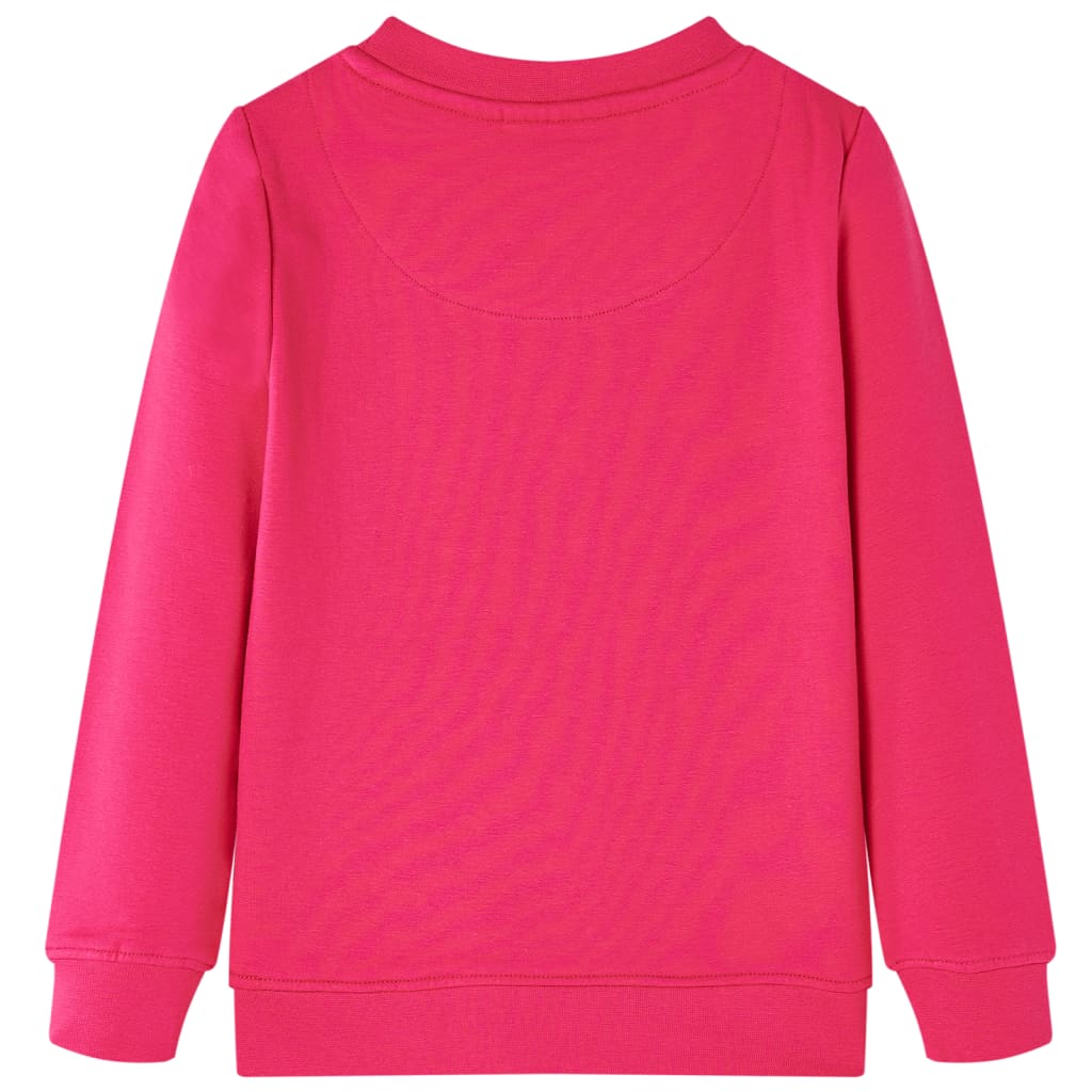 Children's sweatshirt, bright pink, 116