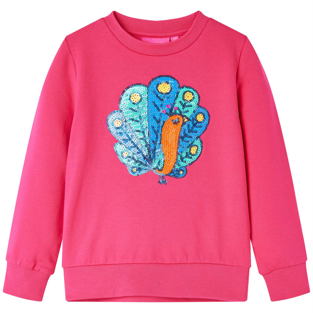 Children's sweatshirt, bright pink, 104