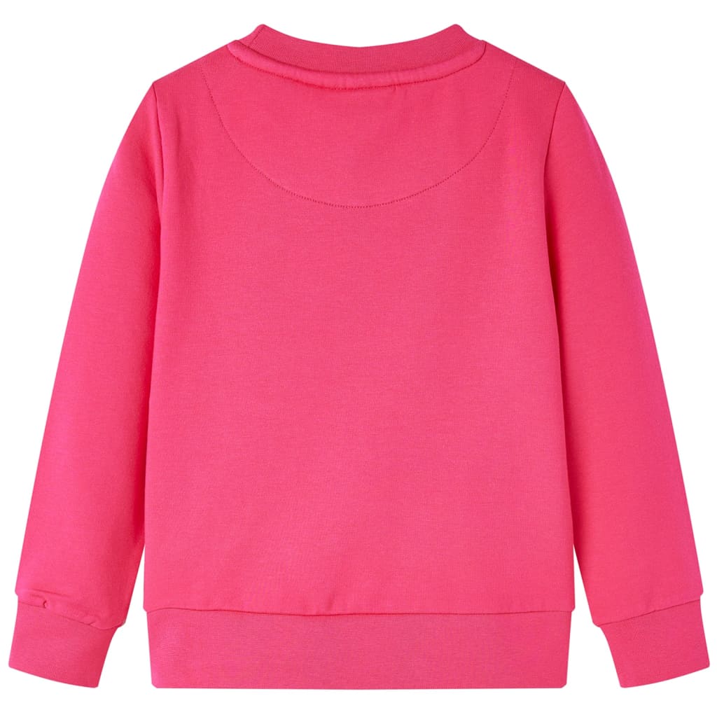 Children's sweatshirt, bright pink, 104