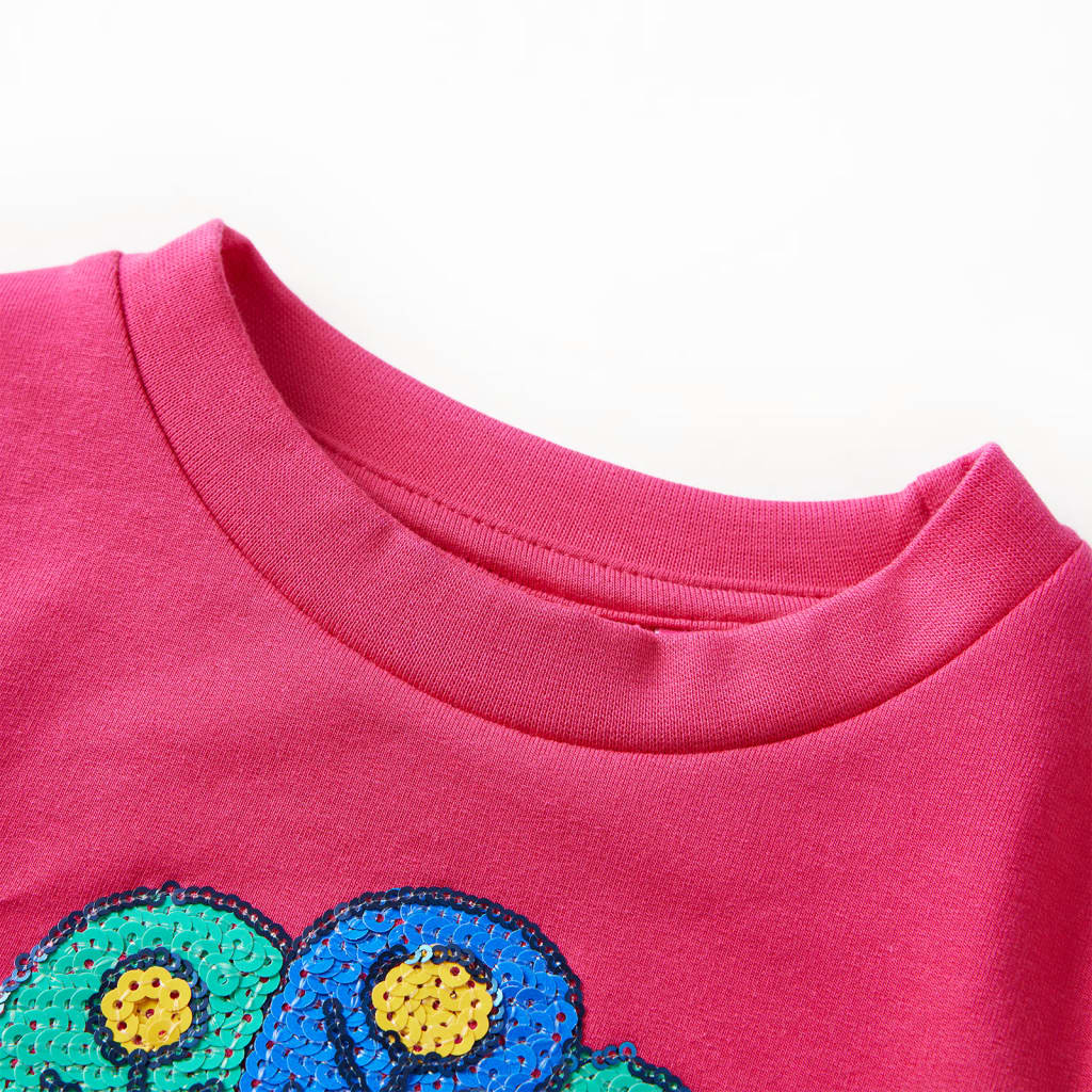 Children's sweatshirt, bright pink, 104