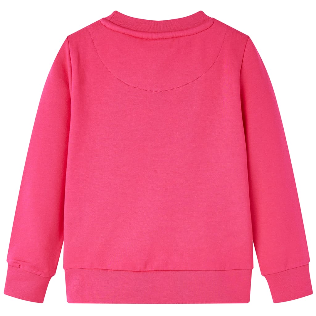 Children's sweatshirt, bright pink, 116