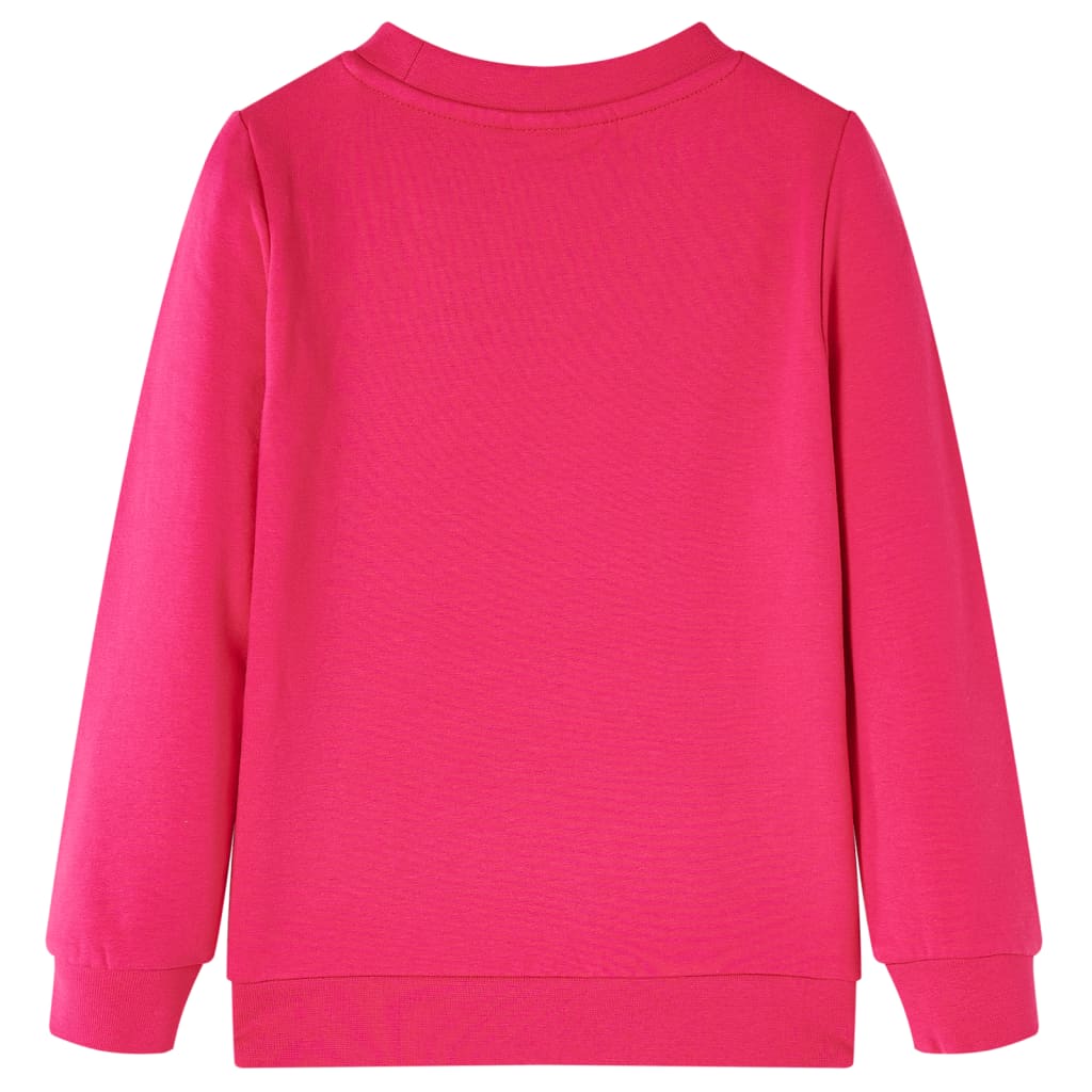 Children's sweatshirt, bright pink, 104