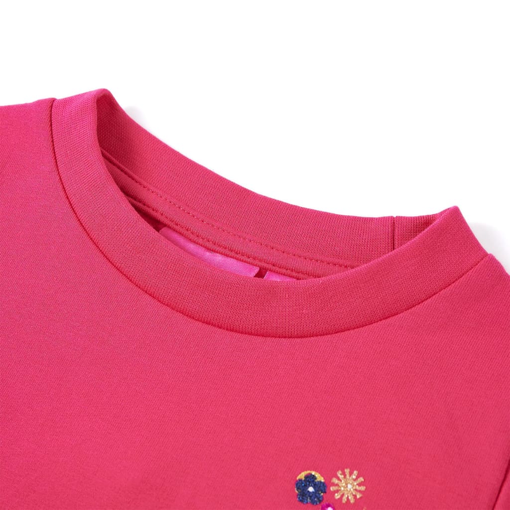 Children's sweatshirt, bright pink, 104