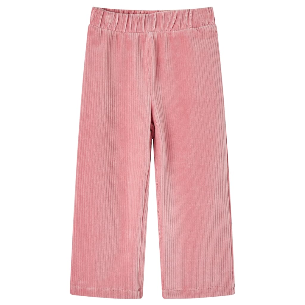 Children's corduroy pants, light pink, 92