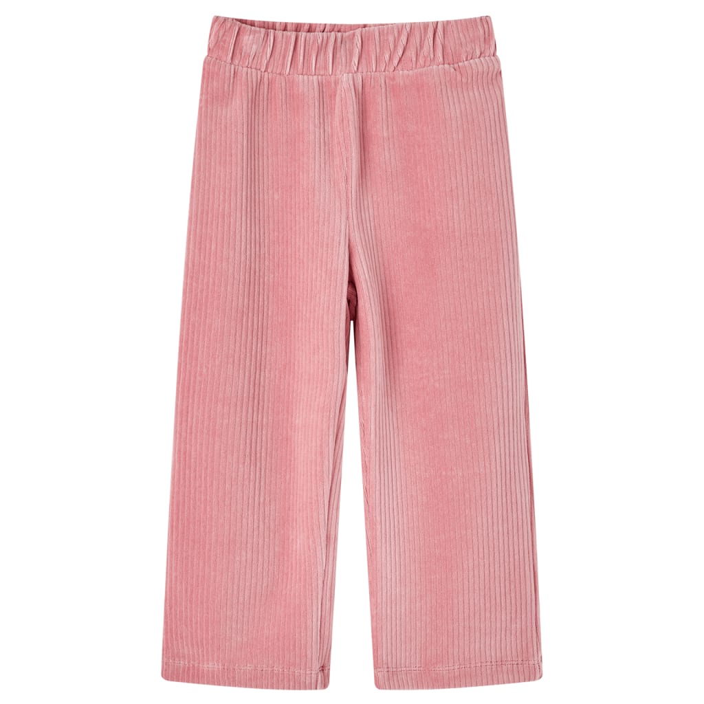 Children's corduroy pants, light pink, 104